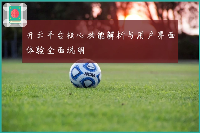 开云平台核心功能解析与用户界面体验全面说明